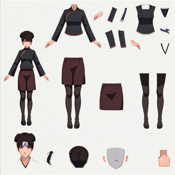 Vtuber - LIVE2D Split Model VTuber - Virtual YouTuber - 1.0