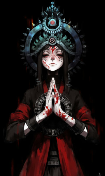 DarkPulse Anime Art | Mystical Watercolor & Dark Aura Expression - v1.0