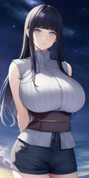 Hinata Hyuuga (Older Fanart) - Naruto - v2.0