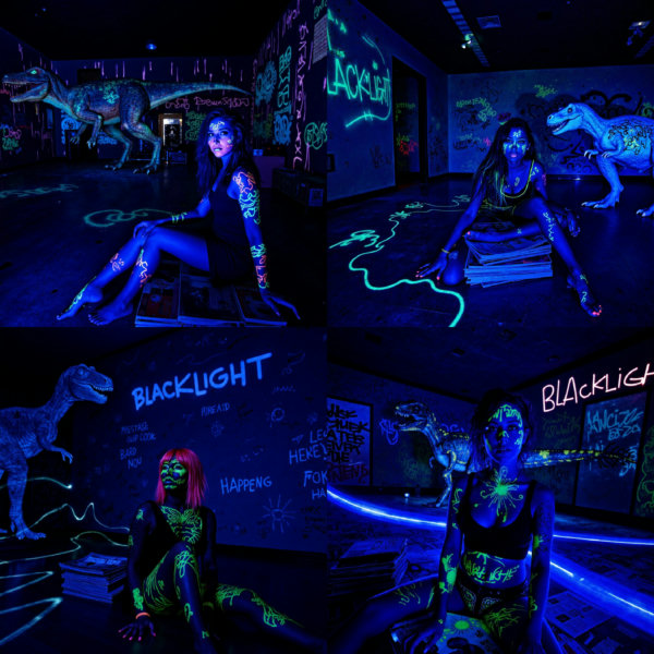 Light Trails - blacklight