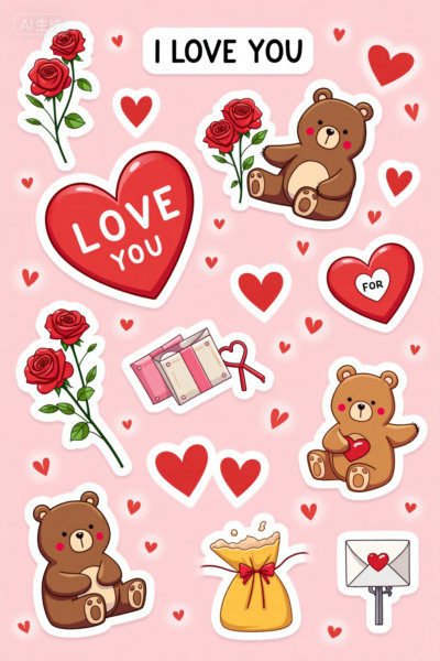 Cute Cartoon Sticker - v1.0