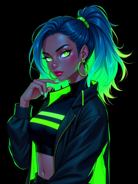 Fluorescent Manga Avatar - v1.0