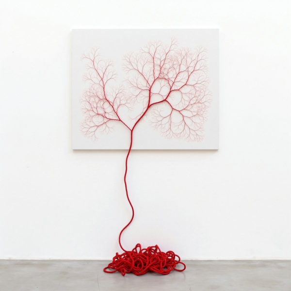 装置艺术-麻绳菌毯(Installation Art-Hemp Rope Mushroom Blanket)-HXZ - v1.0