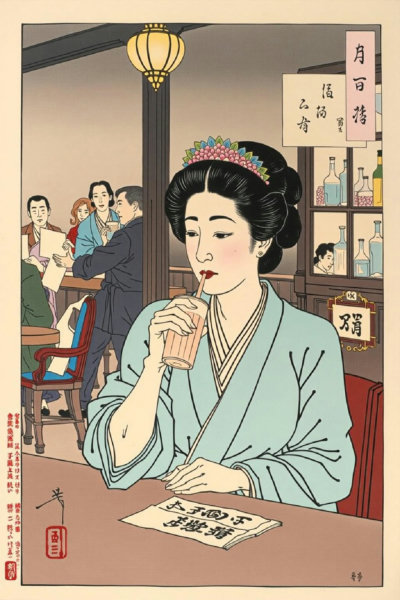 Ukiyo-e Japanese Woodblock Style (Tsukioka Yoshitoshi) - v1.0
