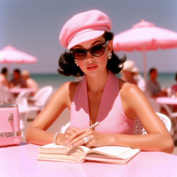 50s Pink Pop Movie - Flux