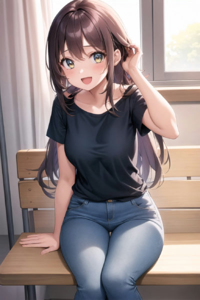 Adjusting Hair | LoRA - hair behind ears