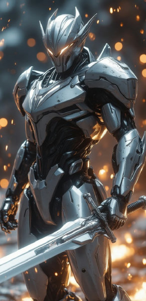 E_Mech Sci-Fi Creation_Warrior Battle Scenes - v1.0