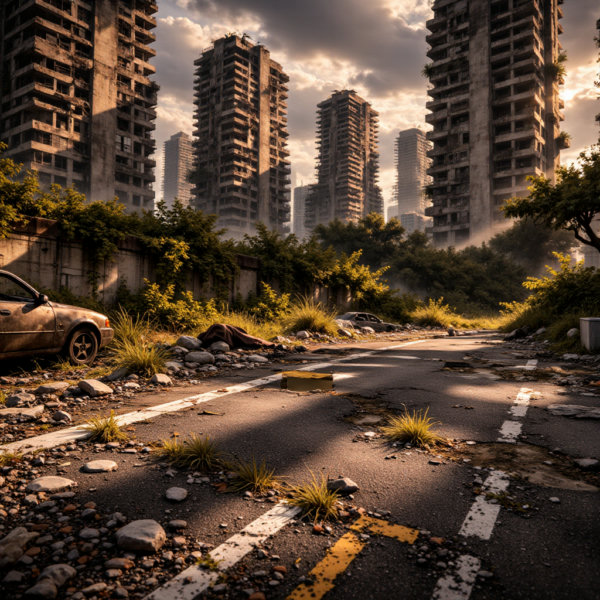 Post-apocalyptic urban landscape 2 - v1.0