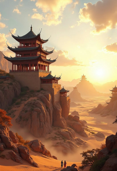 DJ_Traditional Chinese Architecture_Ancient Architecture Scene Generation - v1.0