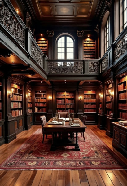 C_Vintage Library Design_Book Collection Space Generation - v1.0