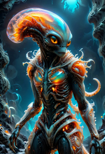 Unfazed realistic Alien - XL - SDXL v1.0