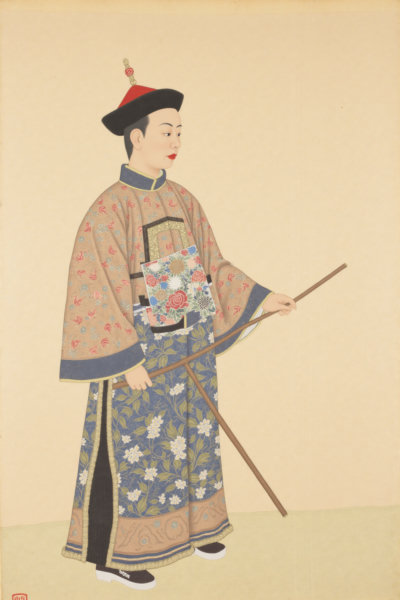 Chinese Art of Qing Dynasty court portrait painting style - Flux v3.0