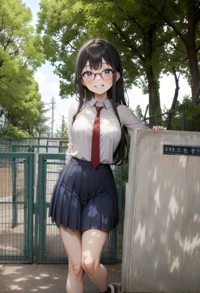 school gate SDXL - SDXL_V1