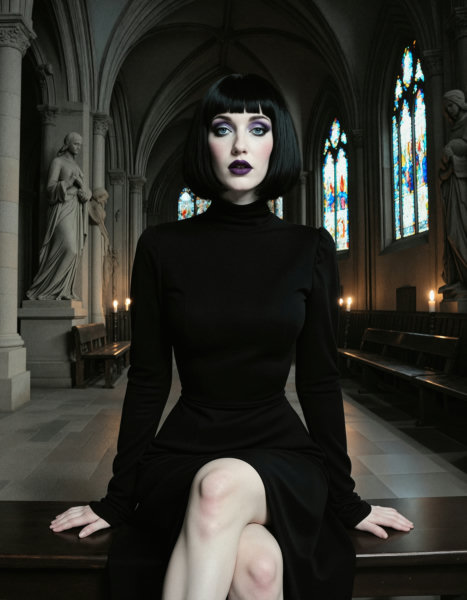 Goth Woman Selene, Flux - V1