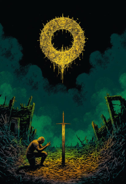 Retro Dark Fantasy Illustration Flux/Chroma/illustriousXL - Flux