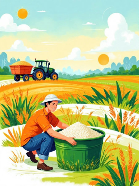 D_Farming Scene Drawing_Farm Work Illustration Generation - v1.0