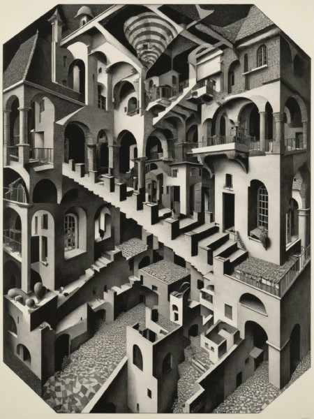 Escher Blend - SDXL v1.0