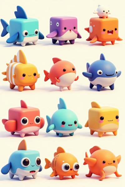 DR_3D Cartoon Modeling_Cute And Interesting Creature Design - v1.0