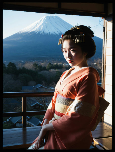 Japanese Geisha - SDXL