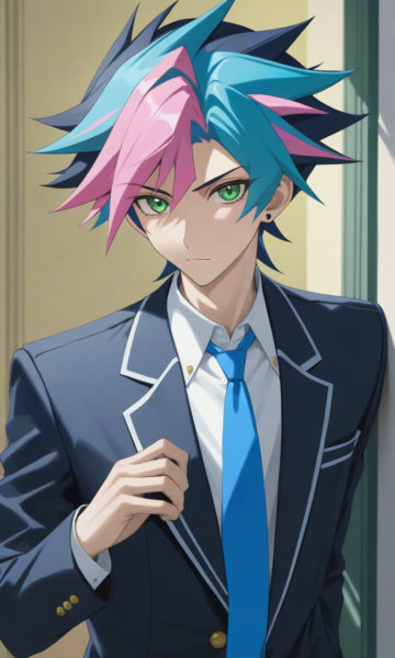 Yusaku Fujiki / Playmaker- Yu-Gi-Oh! VRAINS - SDXL