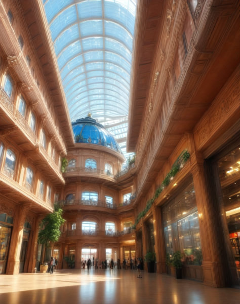Americana Arcades (Architecture) (SDXL) (AD) - v1.0