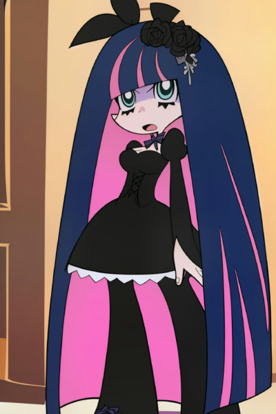 Panty & Stocking (multichar+solo chars) - multicharacter SD1.5