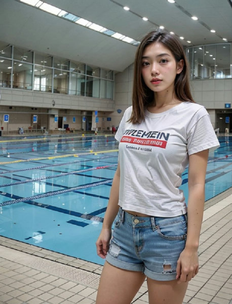 Japanese Public Pool / - Large-scale facilities