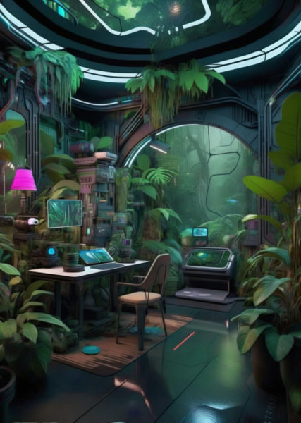 Cyber Room - SDXL