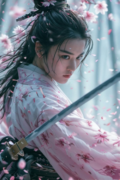 Sword Sakura (Photographic style) - XL