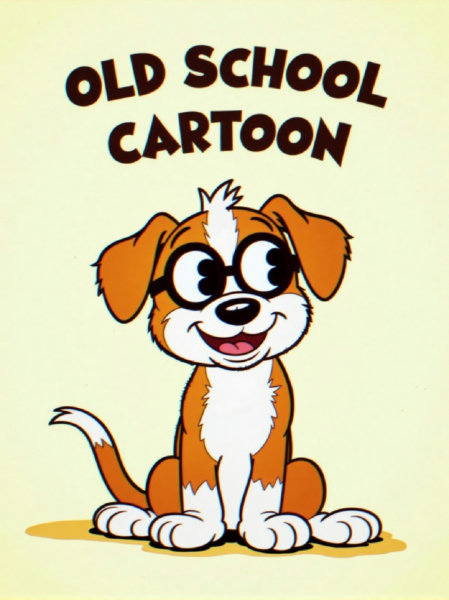 Old School Cartoon Style for FLUX - v2.0