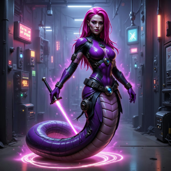 Naga - Creature Concept - FLUX - Turn anyone into a snake creature - v1.0