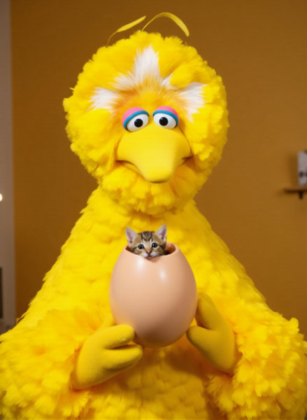 Big Bird - Sesame Street - Flux1.D & SDXL - v1.0 Flux1.D