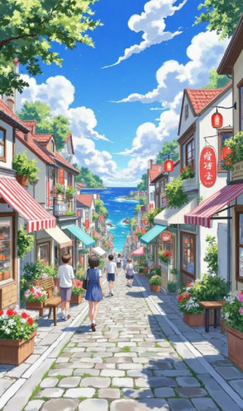 DJ_Anime-Style Scenes_Anime Illustration Generation - v1.0