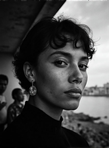 Black and White Documentary Photograph - v1.0