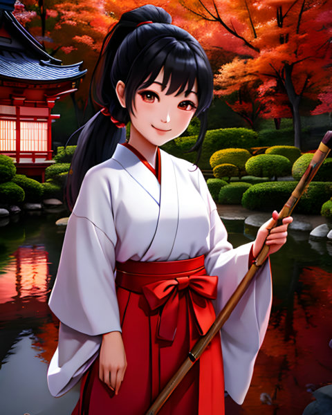 Miko Shrine Maiden Clothes - v1.0
