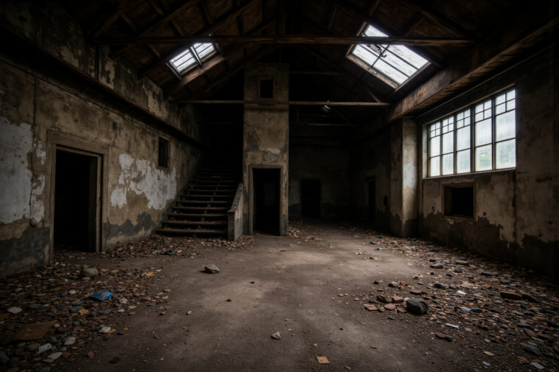 Abandoned Industrial Hall - v1.0