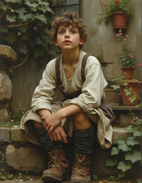 style of Henri-Jules-Jean Geoffroy flux 429 - V1