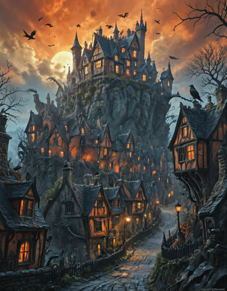 Halloween : Dark Town - Sdxl - Scary V1