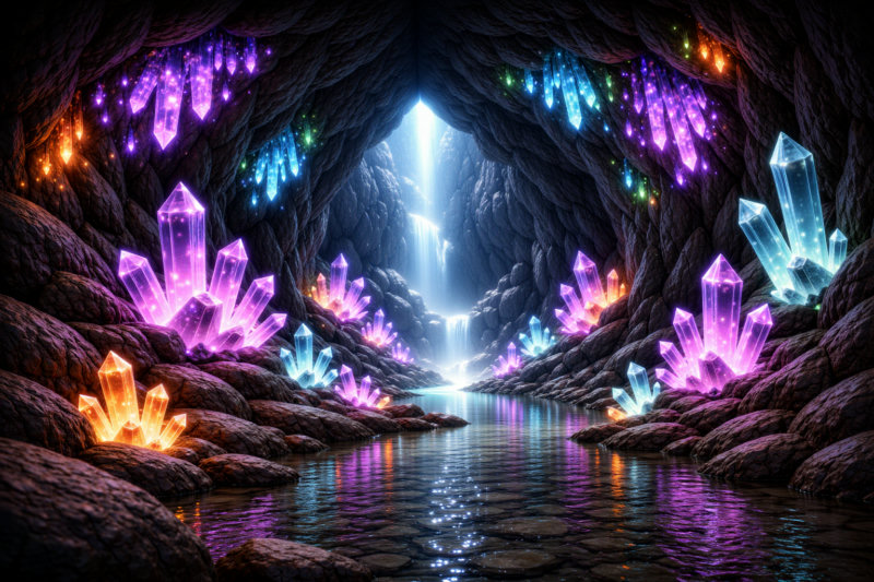 Fantasy crystal cave - v1.0
