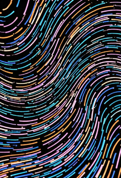 Flow Field Particles Trails - v1.0 - 1,000 steps