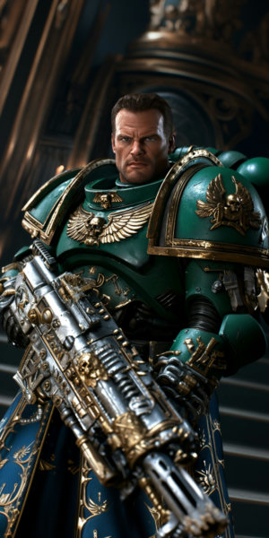Warhammer 40k Space Marine FLUX @Ethanar - v1.0