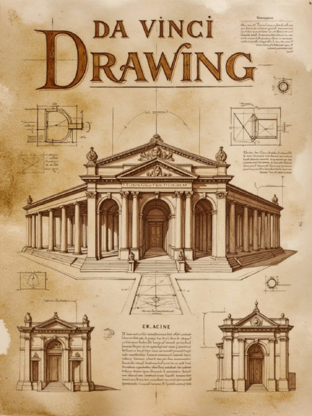 Da Vinci Drawing style - CE - V01 - Flux.1 D