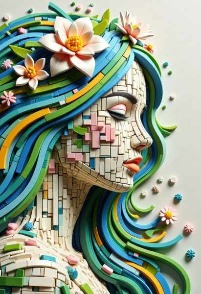 DL_Building Block Splicing Shape_Portrait Art Creation - v1.0