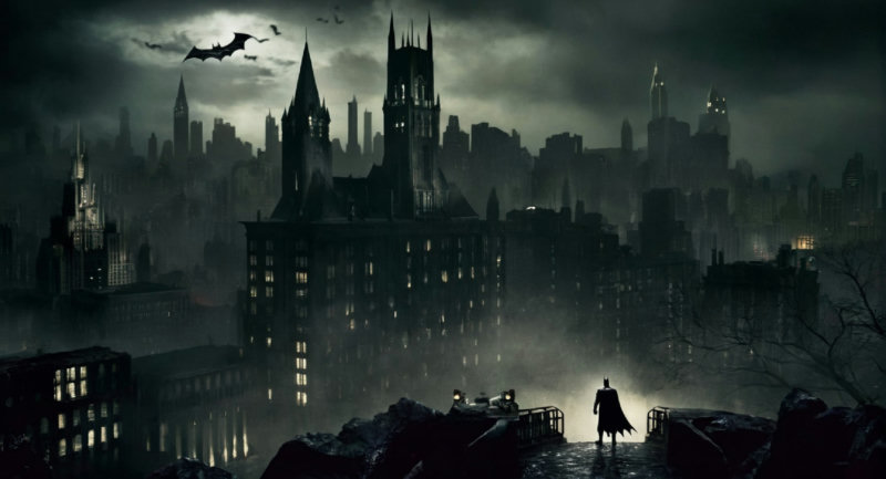 Gotham City XL + SD1.5 + F1D - Gotham City XL v1.0
