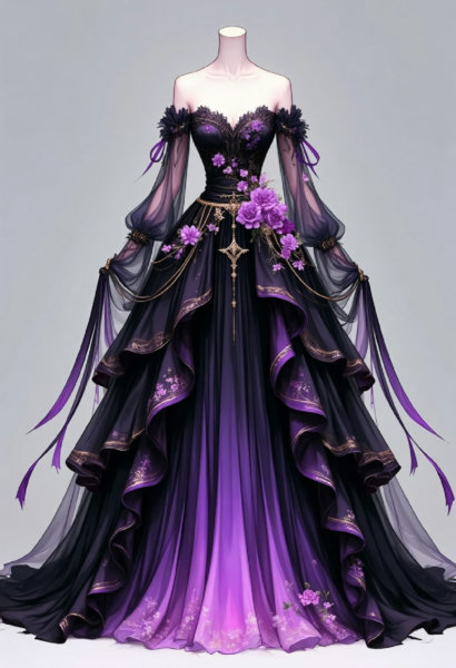 A_Elegant Dress Design_Formal Dress Style Creation - v1.0