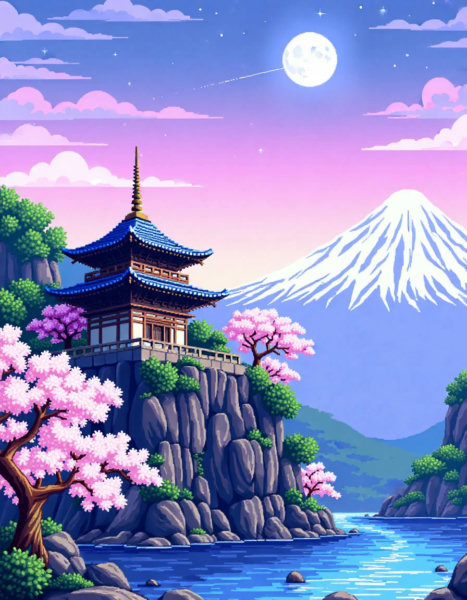 PixelArt Landscapes - FLUX - v1.0