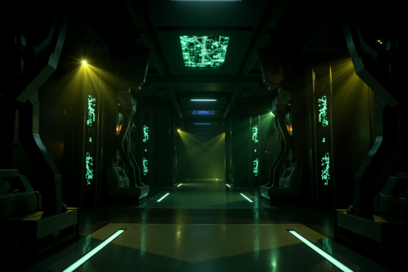 Futuristic Biomechanical Interior - v1.0