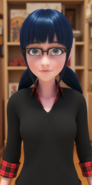 Socqueline Wang, Ladybug, Miraculous. Different models and attires. - Civilian (Flux)