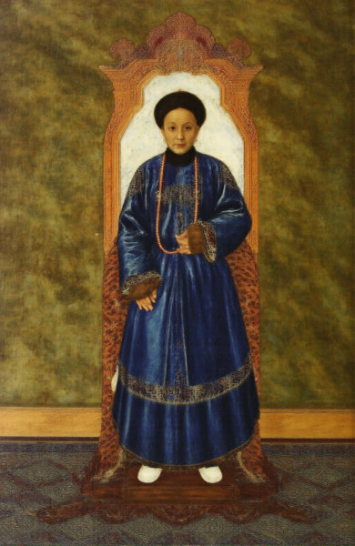 Chinese Art of Qing Dynasty court portrait painting style - Flux V1.0