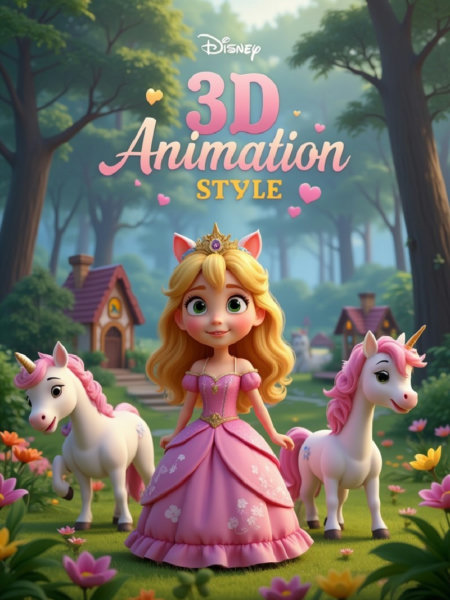 Flux 3D Animation Style LoRA - v1.0